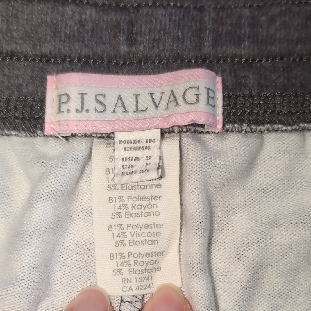 PJ Salvage Gray Heart Pajama Set - Picture 2 of 5